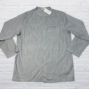Tridagna Shirt Mens Large Button Up La Mallorquina Striped Casual Dress Shirt